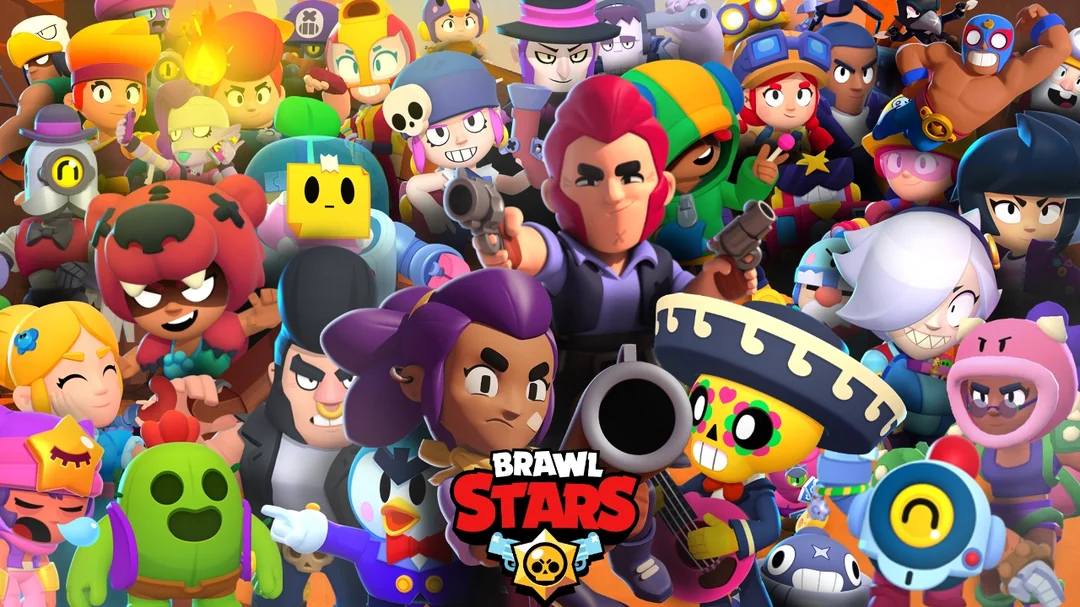 Brawl Stars characters group photo