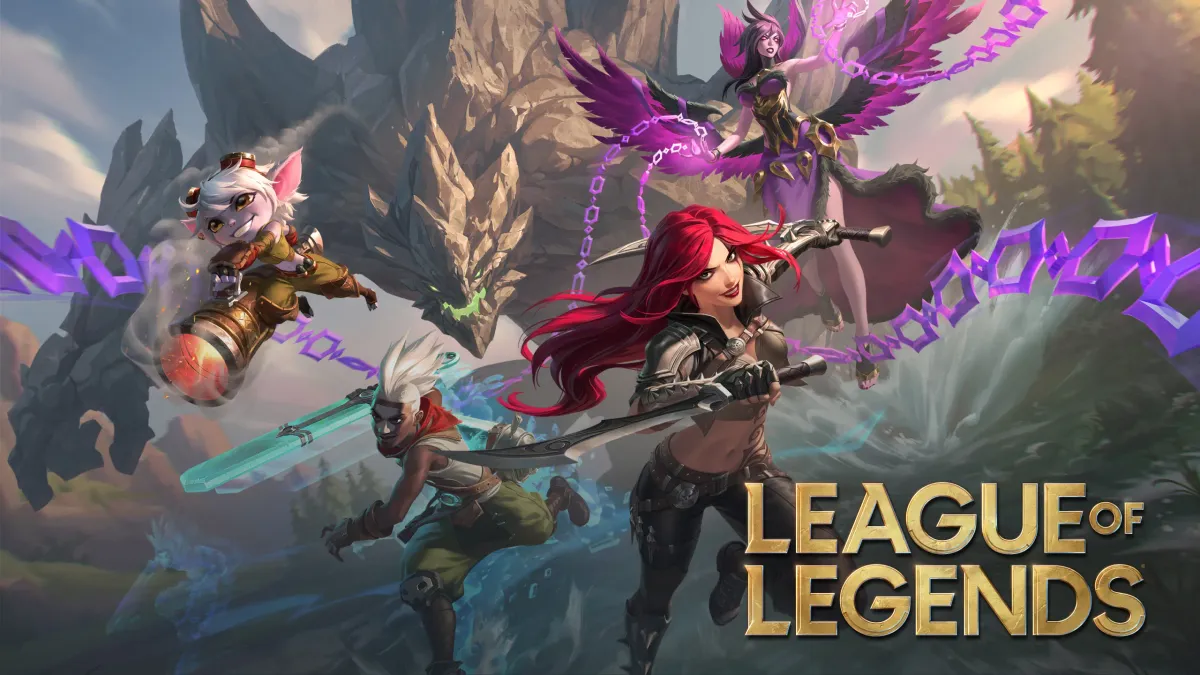 League of Legends team coordinating strategy in ranked game