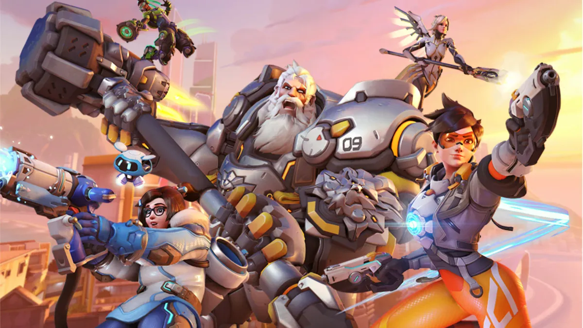 Frustrated Overwatch 2 team analyzing their losing streak