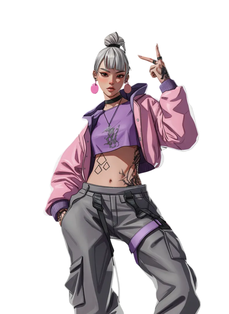 Jynx mascot character illustration Jynx anime character