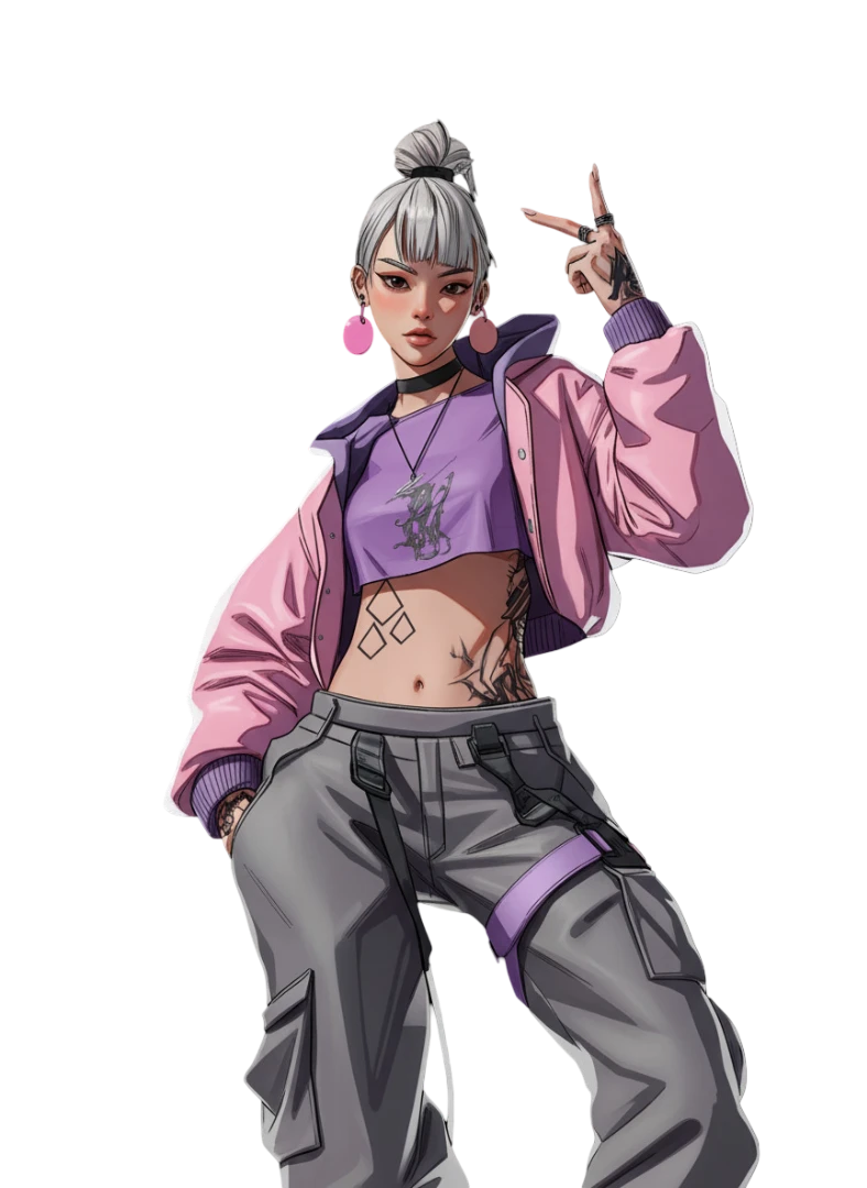 Jynx mascot character illustration Jynx anime character